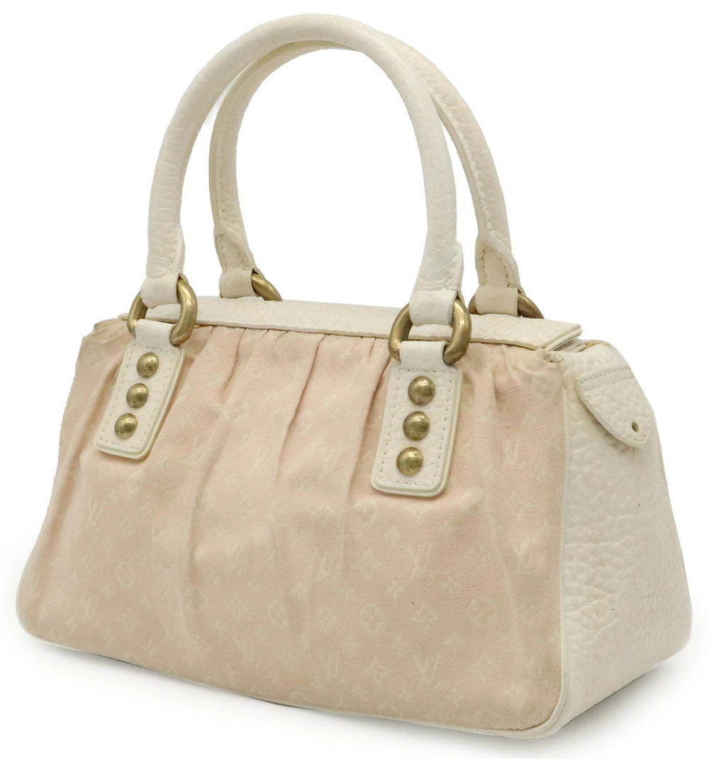 Louis Vuitton Trapeze Canvas Bag Handbag Pink Monogram Rose Leather Pink